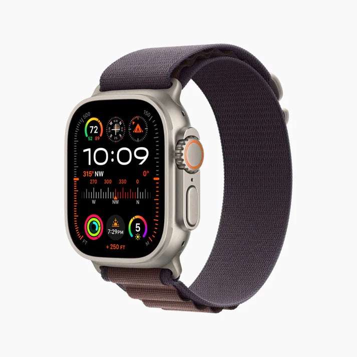 Watch Ultra 2nd Gen. Premium Quality [49mm- GPS + Cellular] Fitness Tracker, Action Button, Extra-Long Battery Life, Bright Retina Display - 1 Year Warranty | 15-Days return | Earbuds -Free Gift